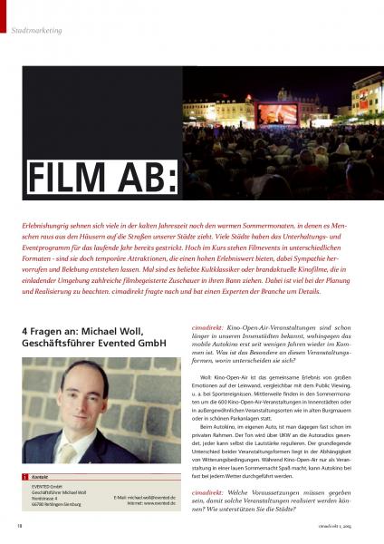 Film ab: wie Kinoevents begeistern